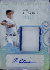 2025 Leaf Spectacular Baseball Signature Swatch Tom Glavine #SS-TG1 card
