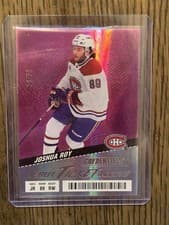 2024-25 Upper Deck Credentials Base Set Joshua Roy #123 card