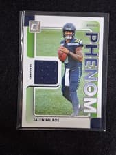 Jalen Milroe 2025 Donruss Rookie Phenom Jerseys card