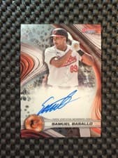 2024 Bowman's Best Best of 2024 Autographs Samuel Basallo #B24-SB card