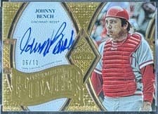 2025 Topps Five Star Preeminent Power Autographs Johnny Bench #PEP-JB card