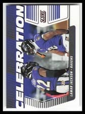 Lamar Jackson 2025 Panini Score Celebration card