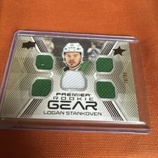 2024-25 Upper Deck Premier Premier Gear Rookies Logan Stankoven #PGR-LS card