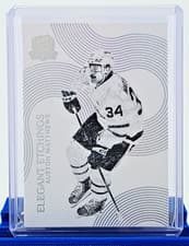 2024-25 Upper Deck The Cup Elegant Etchings Auston Matthews #EL-AM card
