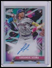 2025 Topps Cosmic Chrome Cosmic Chrome Autographs Luisangel Acuña #CCA-LA card