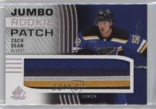 2024-25 SP Game Used Rookie Jumbo Patch Zach Dean #JRP-ZD card