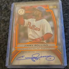 2025 Topps Tribute Autographs Jimmy Rollins #TA-JROL card