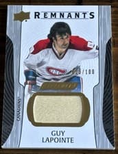 2024-25 Upper Deck Engrained Icons Remnants Guy Lapointe #R-GL card