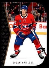Logan Mailloux 2024-25 Upper Deck 1994-95 Rookie Tribute Die Cuts card