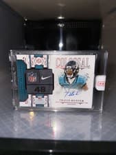 2025 Panini National Treasures Colossal Signatures Travis Hunter #1 card