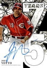 2026 Topps 75 Years of Topps Die-Cut Autographs Joey Votto #75YA-JV card