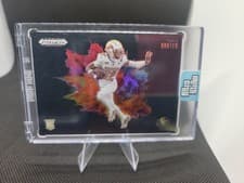 2025 Panini Prizm Draft Picks Black Color Blast Travis Hunter #13 card