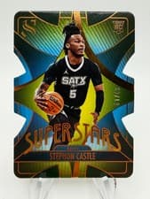 Stephon Castle 2024-25 Panini Silhouette Superstars Die-Cut card