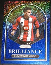 Oliver Norwood 2023 Panini Prizm Premier League Brilliance card