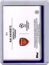 2025-26 Topps UEFA Club Competitions Trophy Chasers Kai Havertz #TC-2 card
