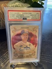 Randy Johnson 2021 Topps Allen & Ginter Chrome Autographs card