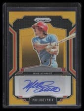 2025 Panini Prizm Legendary Signatures Mike Schmidt #4 card