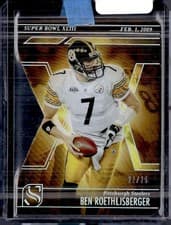 2025 Panini Silhouette Super Bowl Ben Roethlisberger #11 card