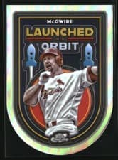 2025 Topps Cosmic Chrome Launched into Orbit Mark McGwire #LIO-4 card