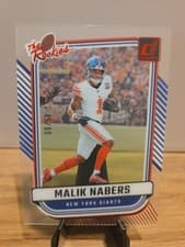 2024 Clearly Donruss The Rookies Malik Nabers #6 card