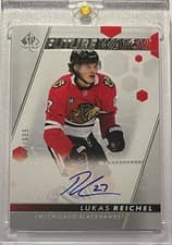 Lukas Reichel 2022 SP Authentic card