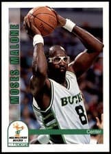 Moses Malone 1992-93 Hoops Base Set card