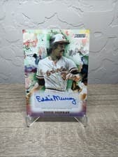 2025 Stadium Club Abstract Autographs Eddie Murray #AA-EM card