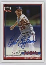 2026 Topps 1991 Topps Autographs Bert Blyleven #91A-BLY card