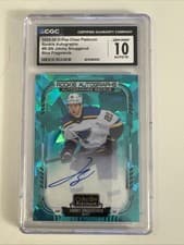 2025-26 O-Pee-Chee Platinum Rookie Autographs Jimmy Snuggerud #R-SN card