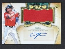 2026 Topps Tier One Autographed Tier One Jumbo Relics C.J. Kayfus #AT1JR-CK card