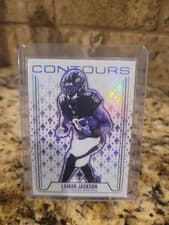 Lamar Jackson 2024 Panini Phoenix Contours card