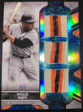 2025 Topps Tier One Legend Relics Willie Mays #T1LR-WM card