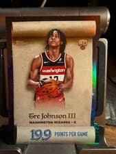 2025-26 Topps Holiday Making The Nice List Tre Johnson III #ML-6 card