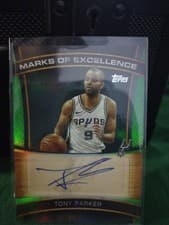 2025-26 Topps Marks of Excellence Tony Parker #ME-TP card