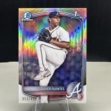 2025 Bowman Chrome Prospects Didier Fuentes #BCP-87 card