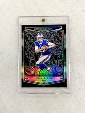 Josh Allen 2018 Panini Obsidian card
