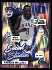 Khaman Maluach 2024-25 Bowman University Chrome Social Studies card