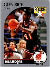Glen Rice 1990-91 Hoops Base Set card