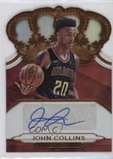 John Collins 2018 Panini Crown Royale Crown Autographs card
