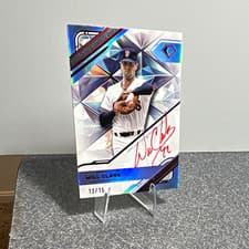 2025 Topps Diamond Icons White PolychromatINK Autographs Will Clark #WPA-WC card