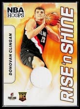 2024-25 Hoops Rise 'n Shine Memorabilia Donovan Clingan #RSM-DCT card