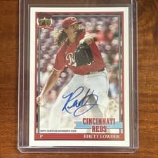 2026 Topps 1991 Topps Autographs Rhett Lowder #91A-LOW card