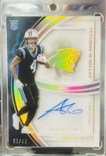 2025 Panini Immaculate Immaculate Rookie Shadowbox Signatures Tetairoa McMillan #4 card