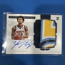 Zeke Nnaji 2020 Panini National Treasures card