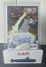 2025 Bowman Chrome Adios Autographs Juan Soto #AAV-JS card