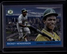 2025 Topps Chrome Platinum 1955 Topps City Variations Rickey Henderson #55CV-6 card