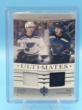 Jordan Kyrou/Jake Neighbours 2024-25 Upper Deck Ultimate Collection Ulti-Mates Jersey card