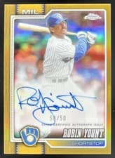 2024 Topps Chrome Chrome Legend Autographs Robin Yount #CLA-RY card