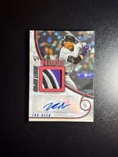 2025 Topps Update Major League Material Autographs Zac Veen #MMAU-ZV card