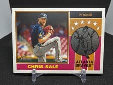 Chris Sale 2025 Topps Heritage 1976 Player Icon card